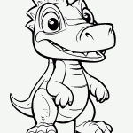 dinossauro para colorir
