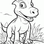 dinossauro para colorir