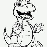 dinossauro para colorir