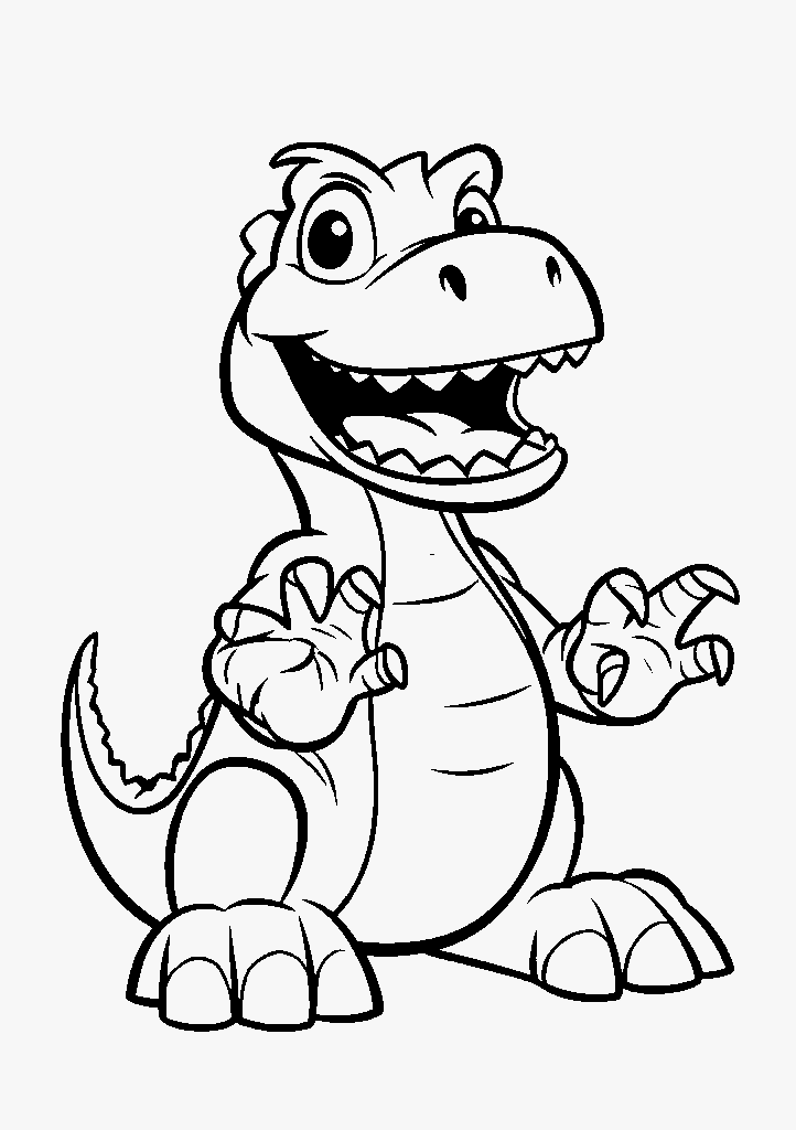 dinossauro para colorir