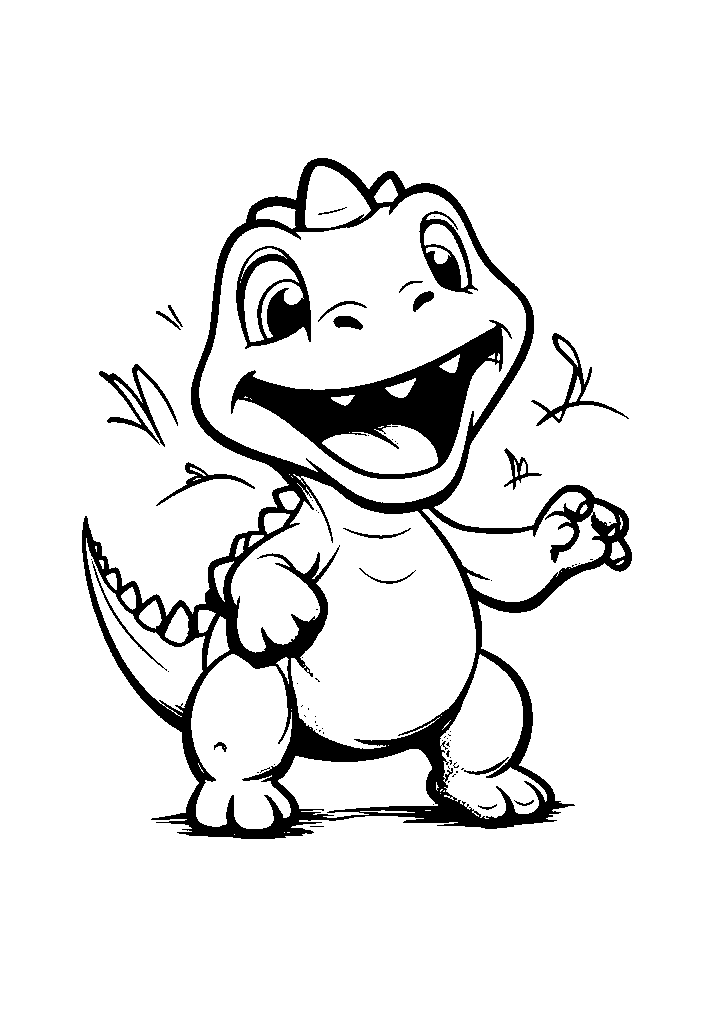 dinossauro para colorir