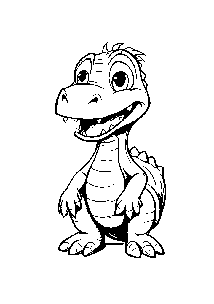 dinossauro para colorir