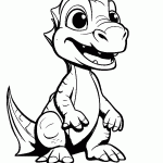 dinossauro para colorir