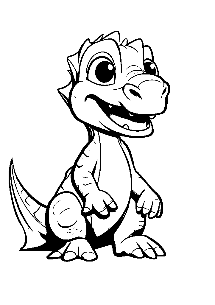 dinossauro para colorir
