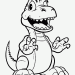 dinossauro para colorir