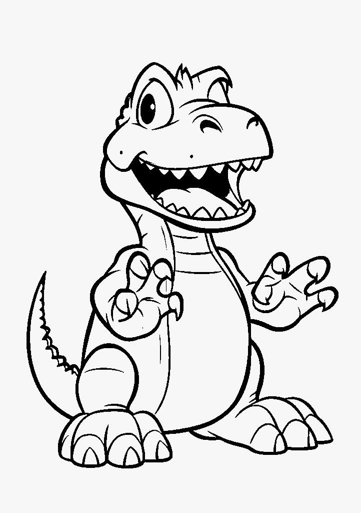 dinossauro para colorir