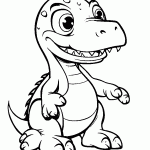 dinossauro para colorir