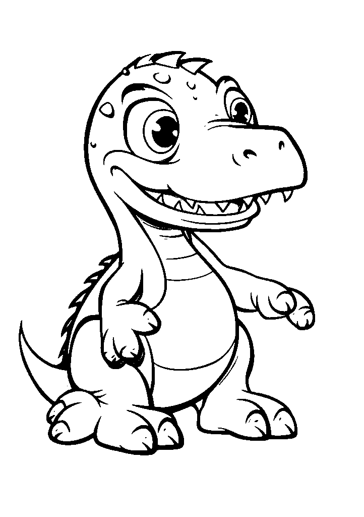 dinossauro para colorir