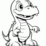 dinossauro para colorir
