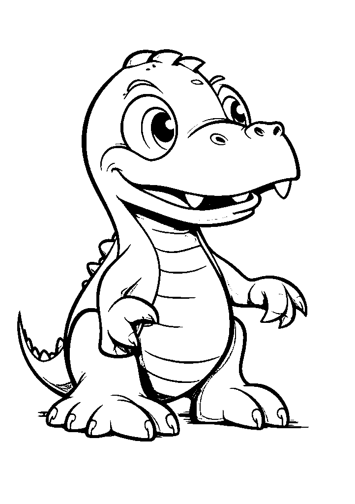 dinossauro para colorir