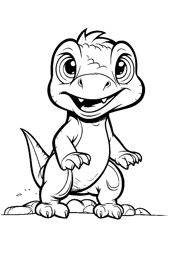 dinossauro para colorir