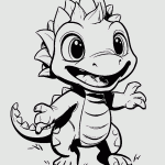 dinossauro para colorir