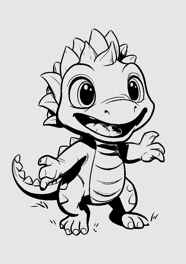 dinossauro para colorir