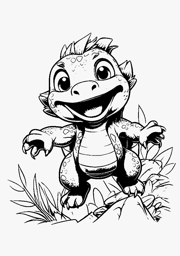 dinossauro para colorir