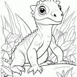 dinossauro para colorir