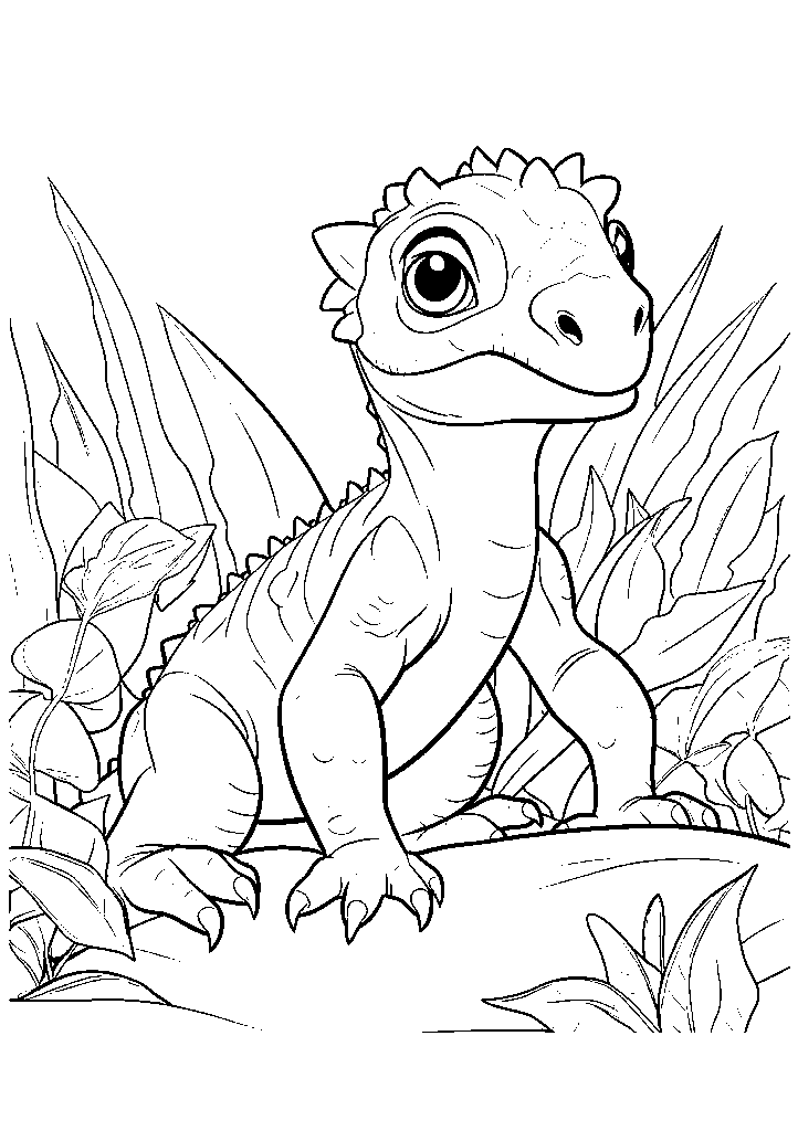 dinossauro para colorir
