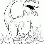 dinossauro para colorir