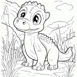 dinossauro para colorir