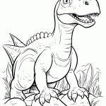 dinossauro para colorir