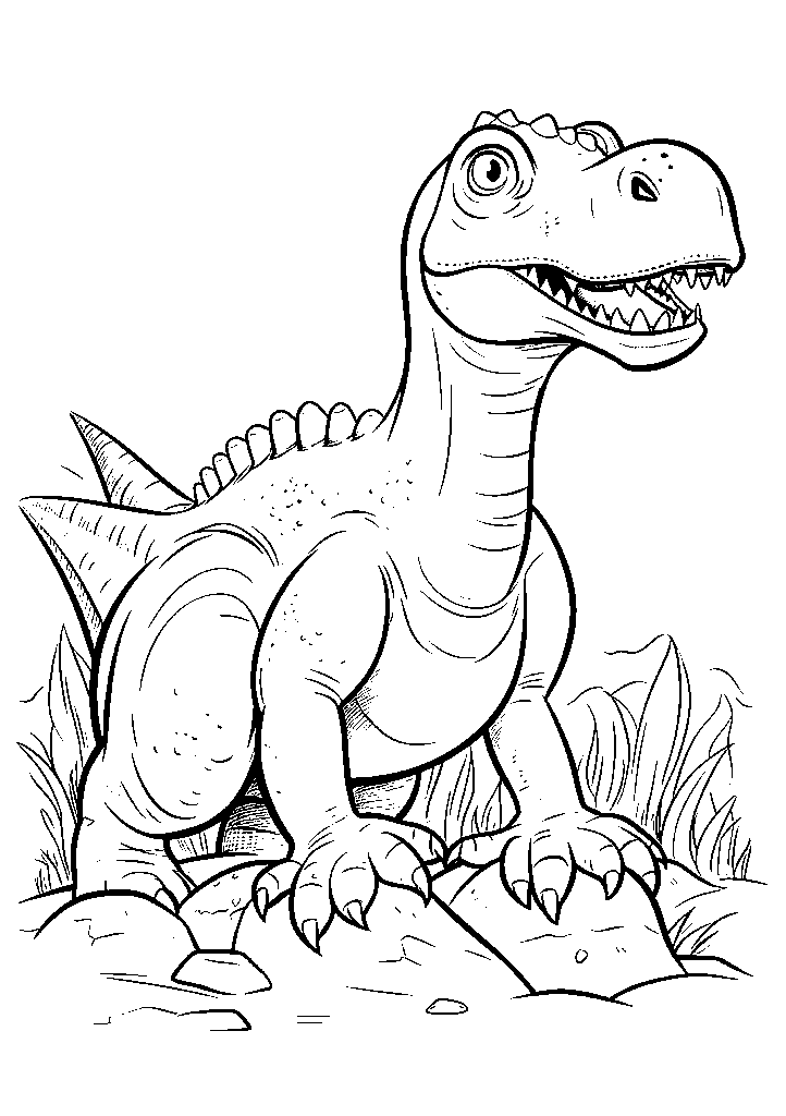dinossauro para colorir