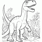 dinossauro para colorir