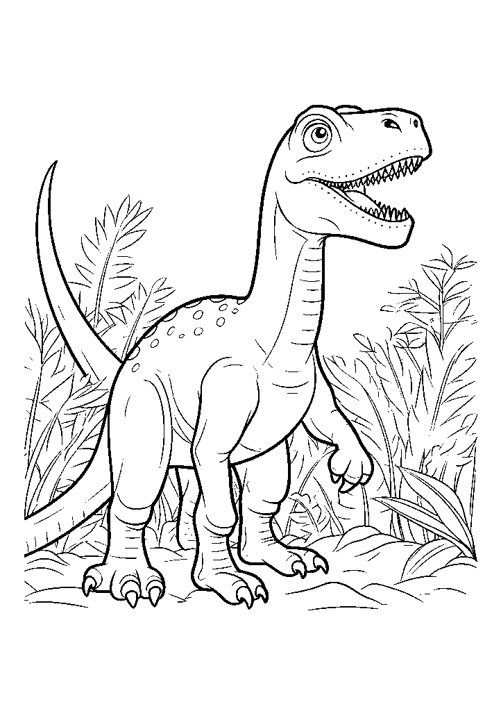 dinossauro para colorir