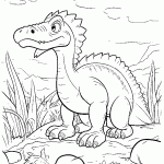 dinossauro para colorir