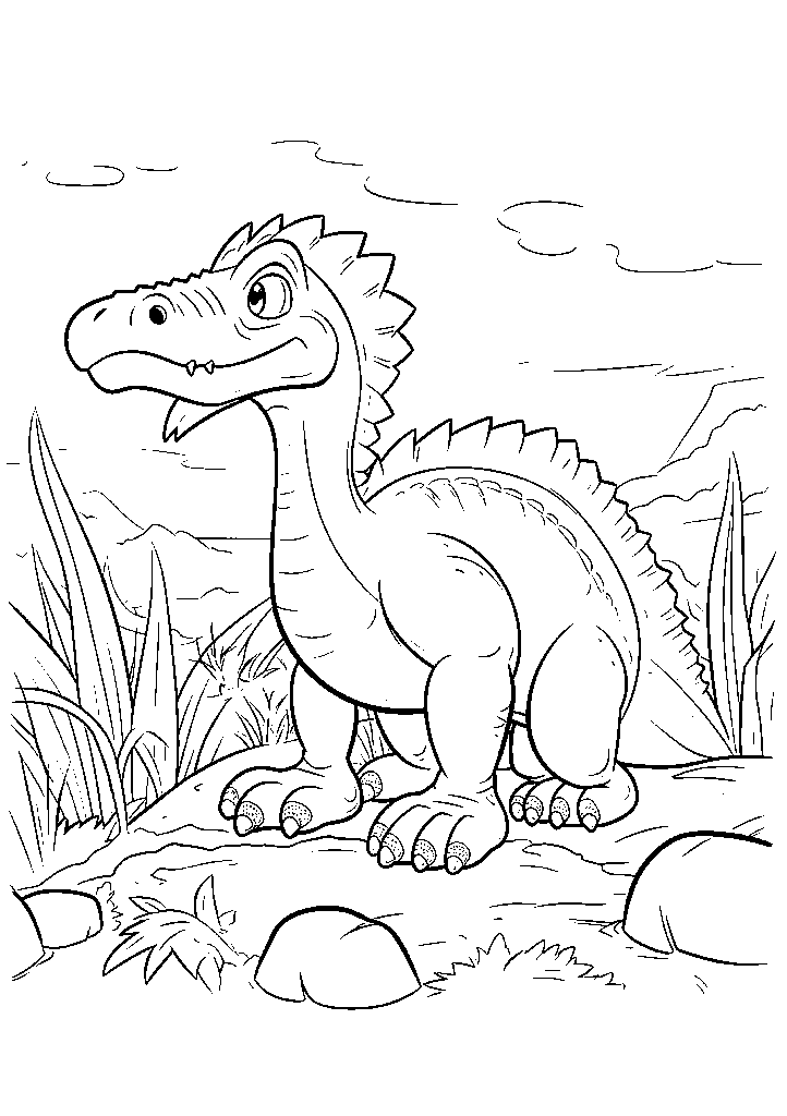 dinossauro para colorir