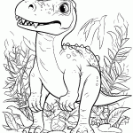 dinossauro para colorir