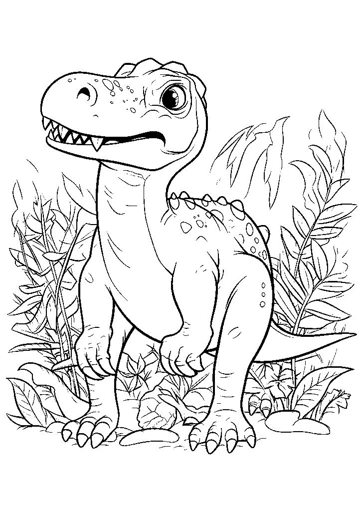 dinossauro para colorir