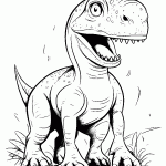 dinossauro para colorir
