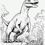 dinossauro para colorir