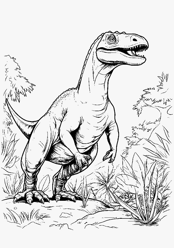 dinossauro para colorir