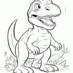 dinossauro para colorir