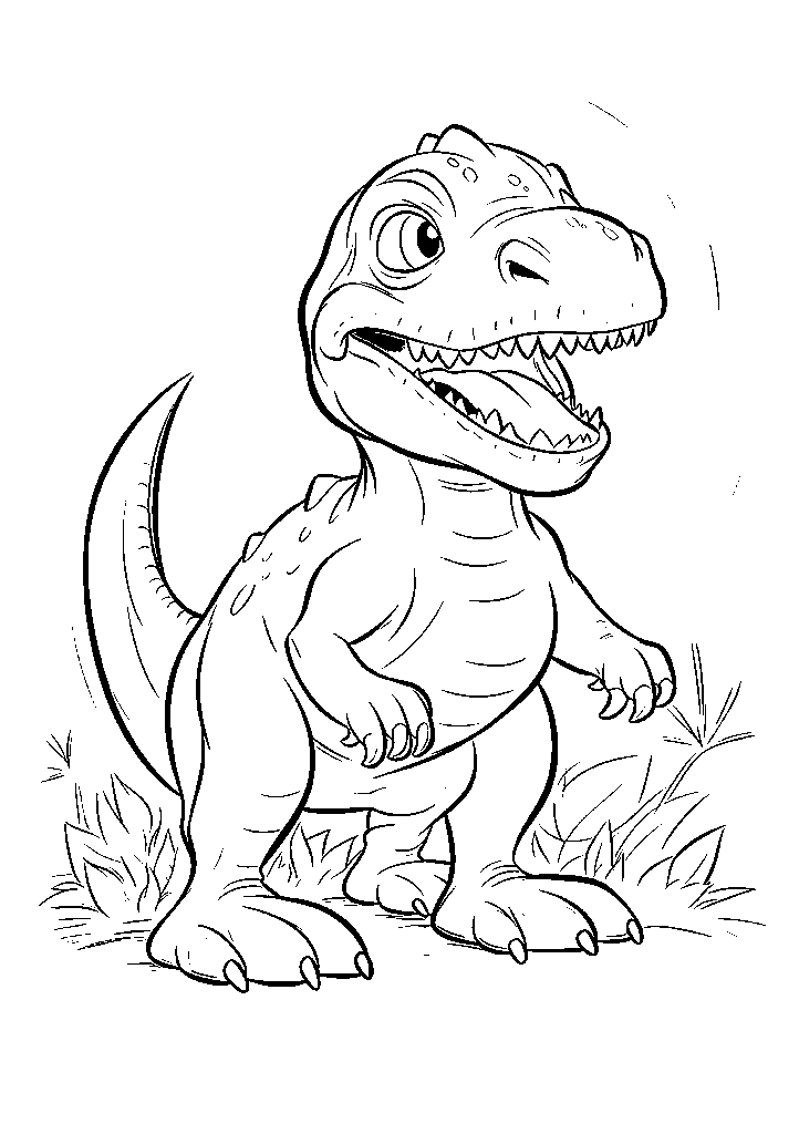 dinossauro para colorir