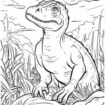 dinossauro para colorir