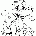 dinossauro para colorir