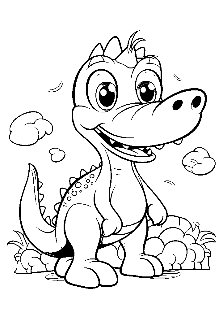 dinossauro para colorir