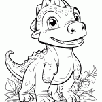 dinossauro para colorir