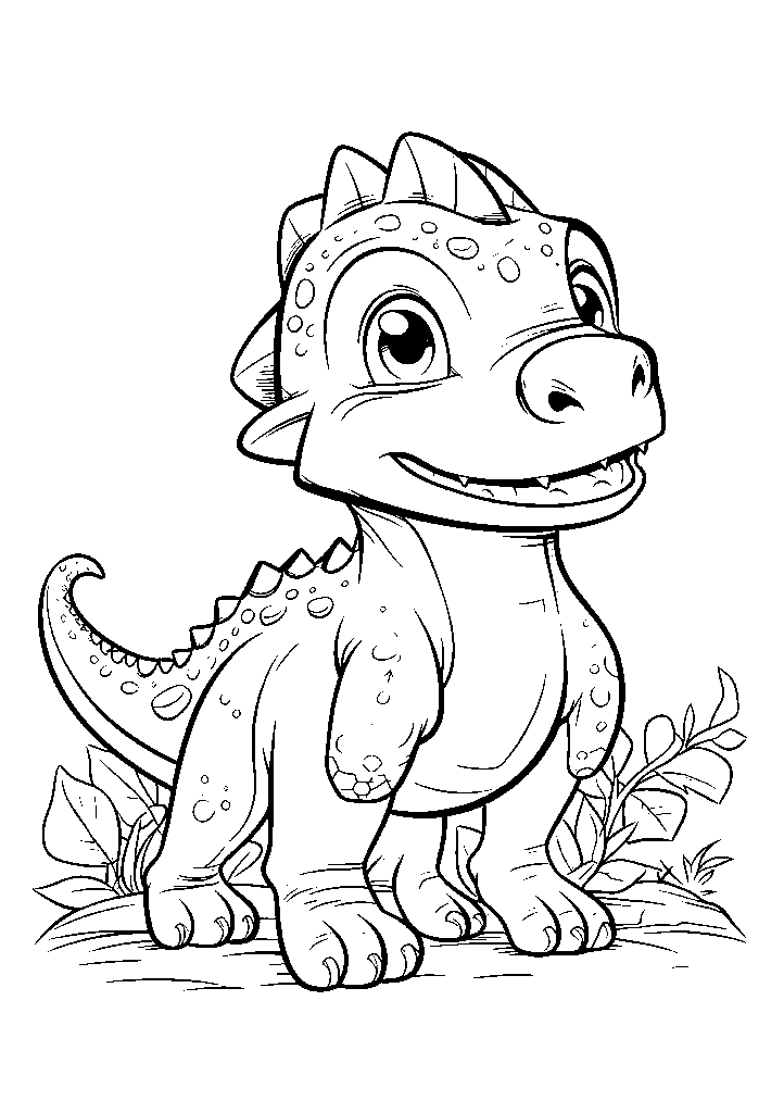 dinossauro para colorir