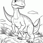 dinossauro para colorir