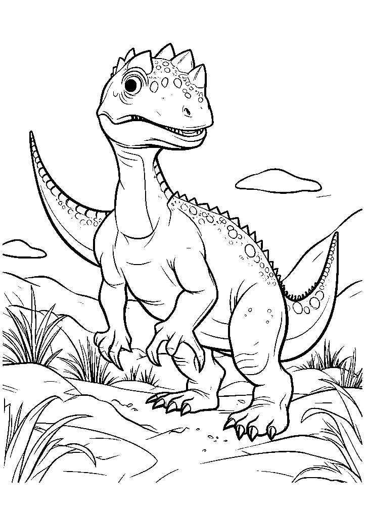 dinossauro para colorir