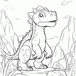 dinossauro para colorir