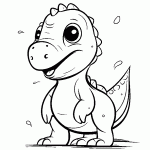 dinossauro para colorir