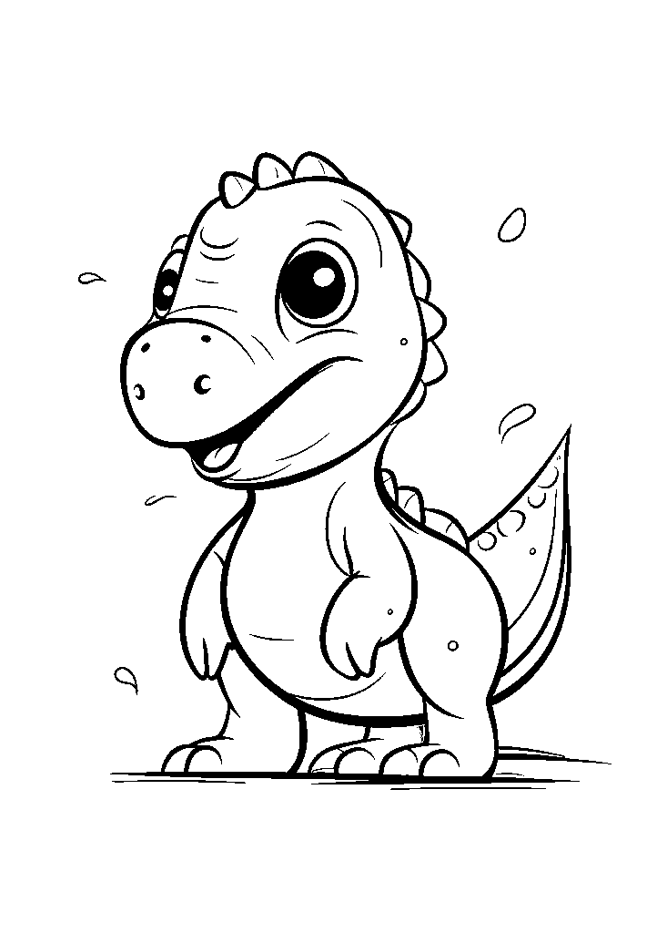 dinossauro para colorir