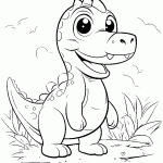 dinossauro para colorir