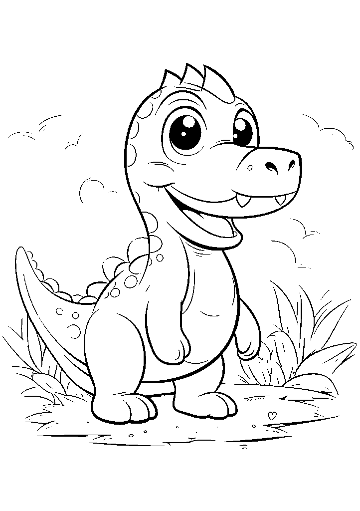 dinossauro para colorir