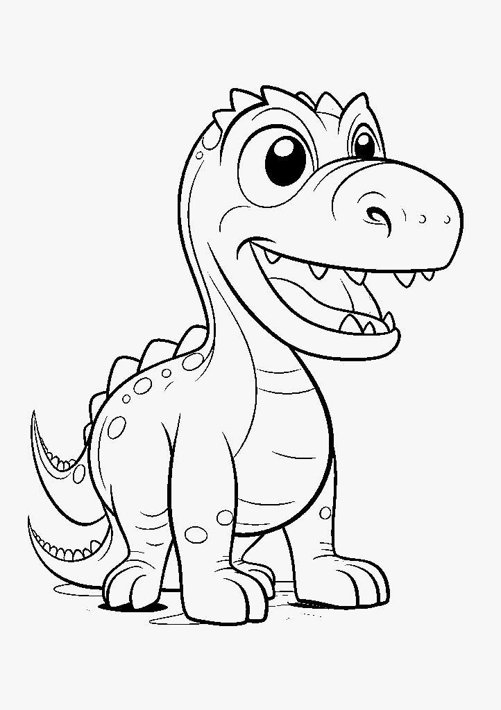 dinossauro para colorir