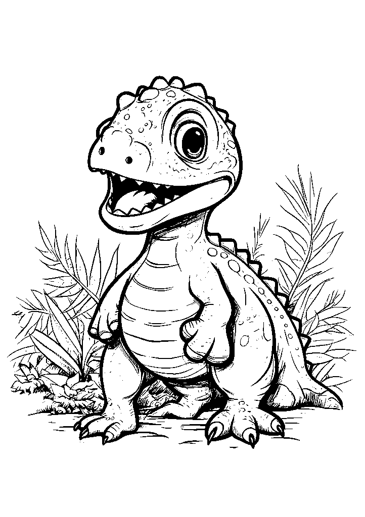 dinossauro para colorir