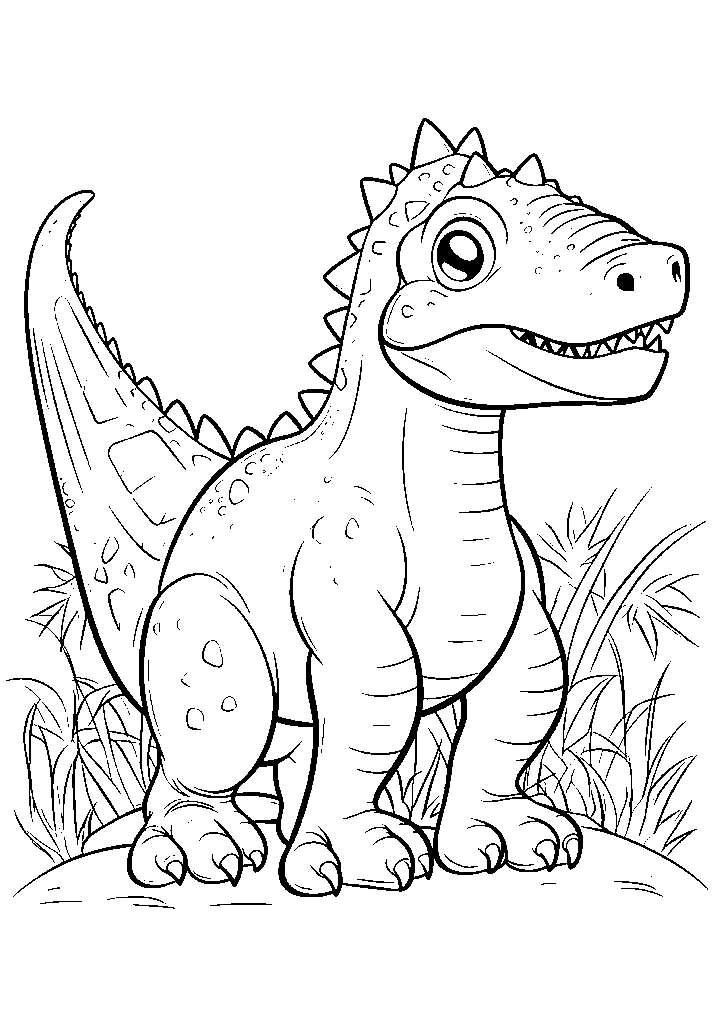 dinossauro para colorir